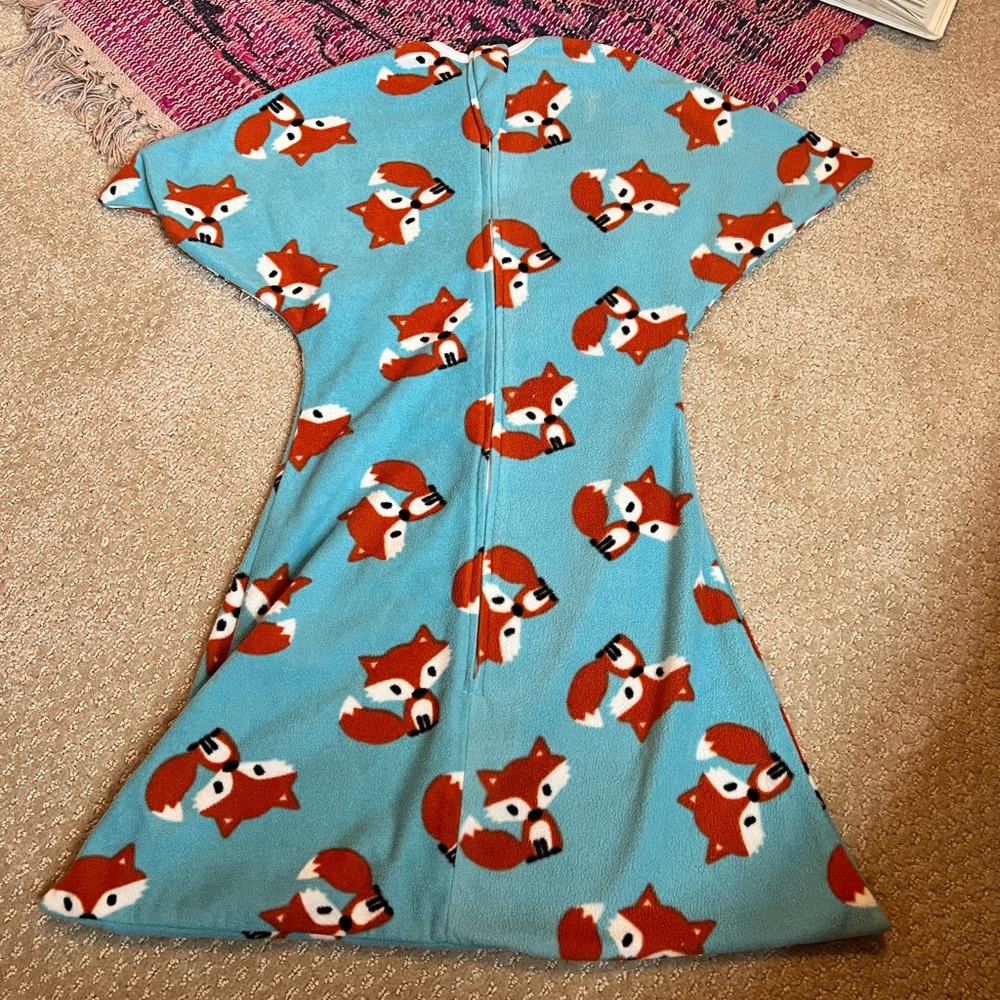 Zipadee-zip sleep sack medium fleece 6-12 fox